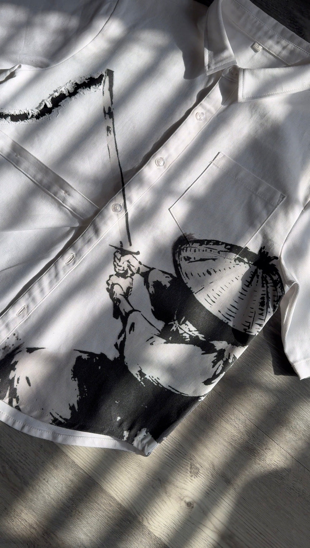 “SLICED” Samurai Collared Shirt