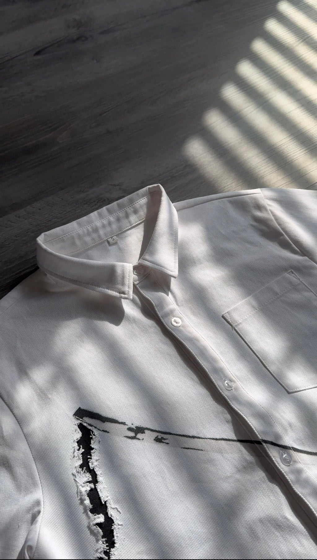 “SLICED” Samurai Collared Shirt